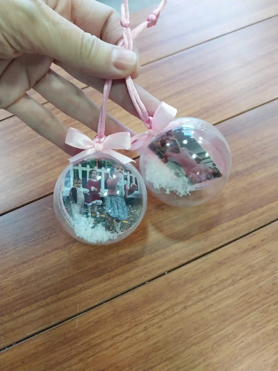Bolas de Natal personalizadas com fotografia — To Dream